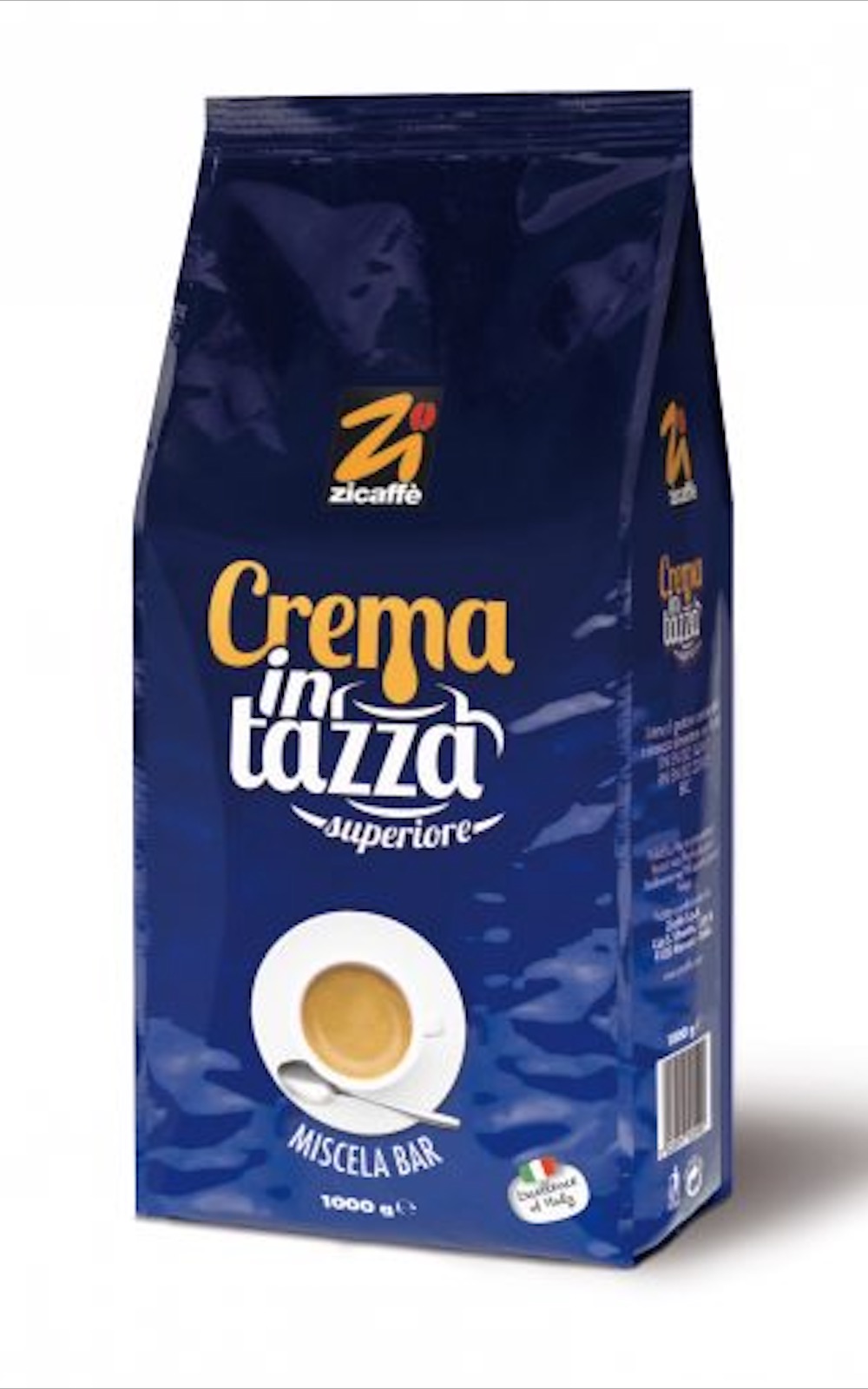 CAFFE ZIC CREMA IN TAZZA SUPERIORE kg.1