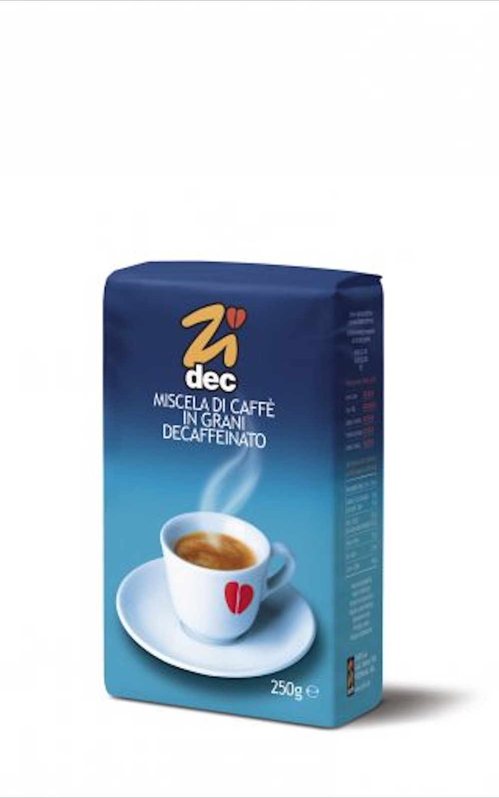 CAFFE ZIC DECAFFEINATO GRANI gr.250