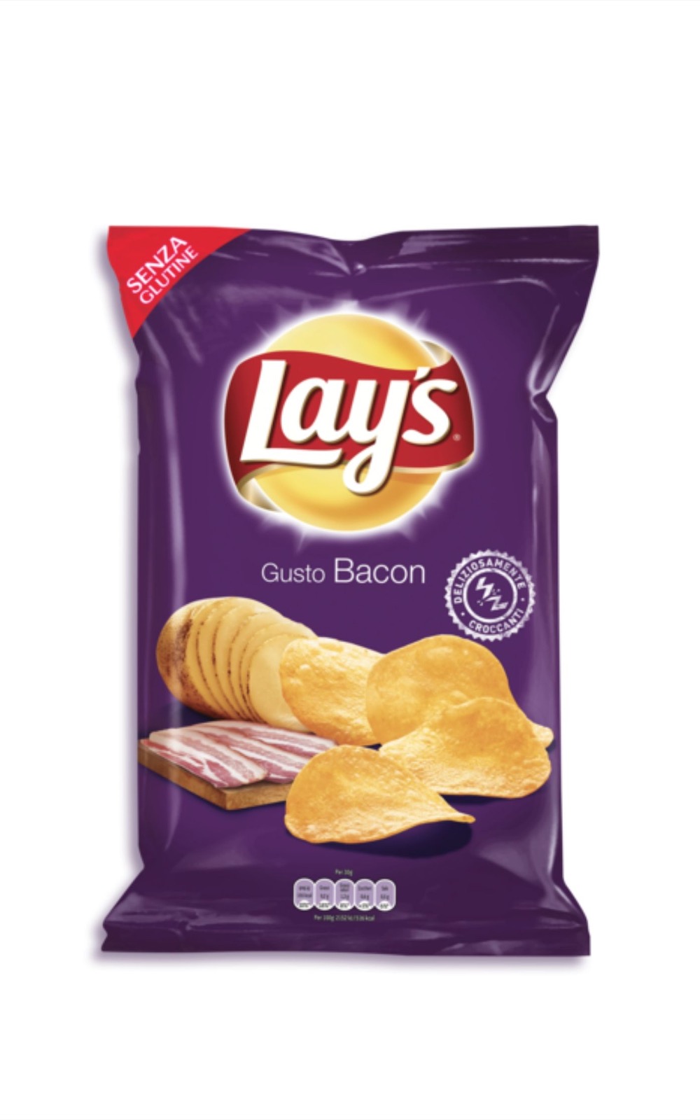 LAYS PATATINE BACON gr.44×20