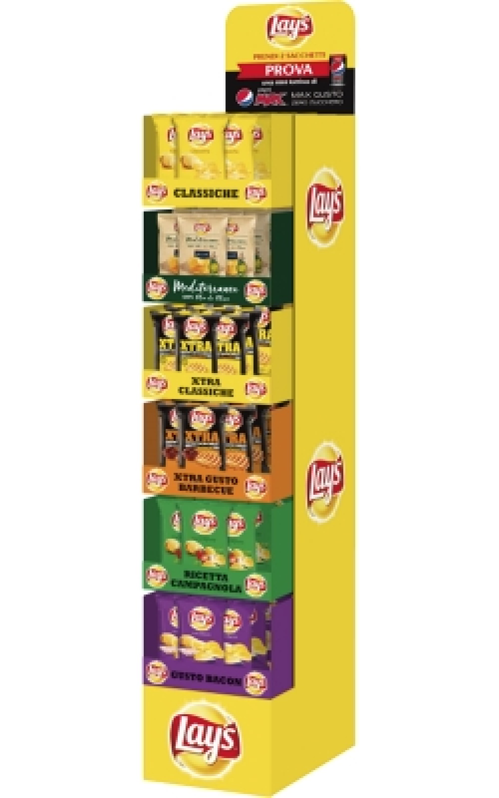 LAYS BOX MISTO 6 GUSTIx120