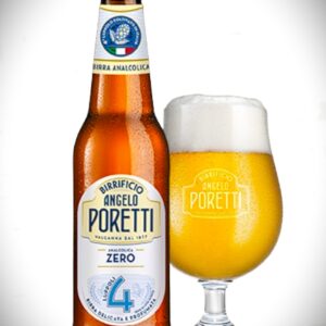 BIRRA PORETTI 4 LUPPOLI ANALCOLICA ZERO cl.33×24