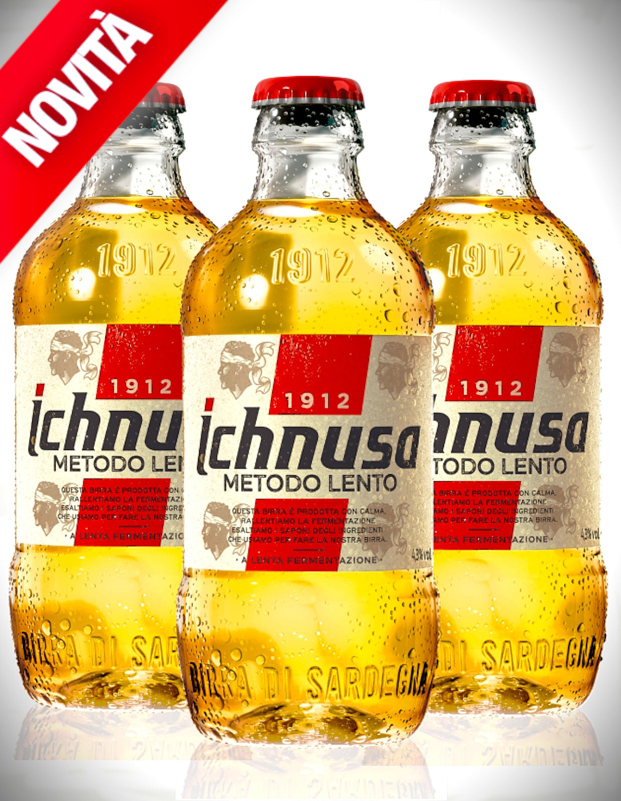 BIRRA ICHNUSA METODO LENTO cl.33×24